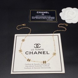 Beautiful color check spring and summer necklace 2023SS CHANEL Chanel